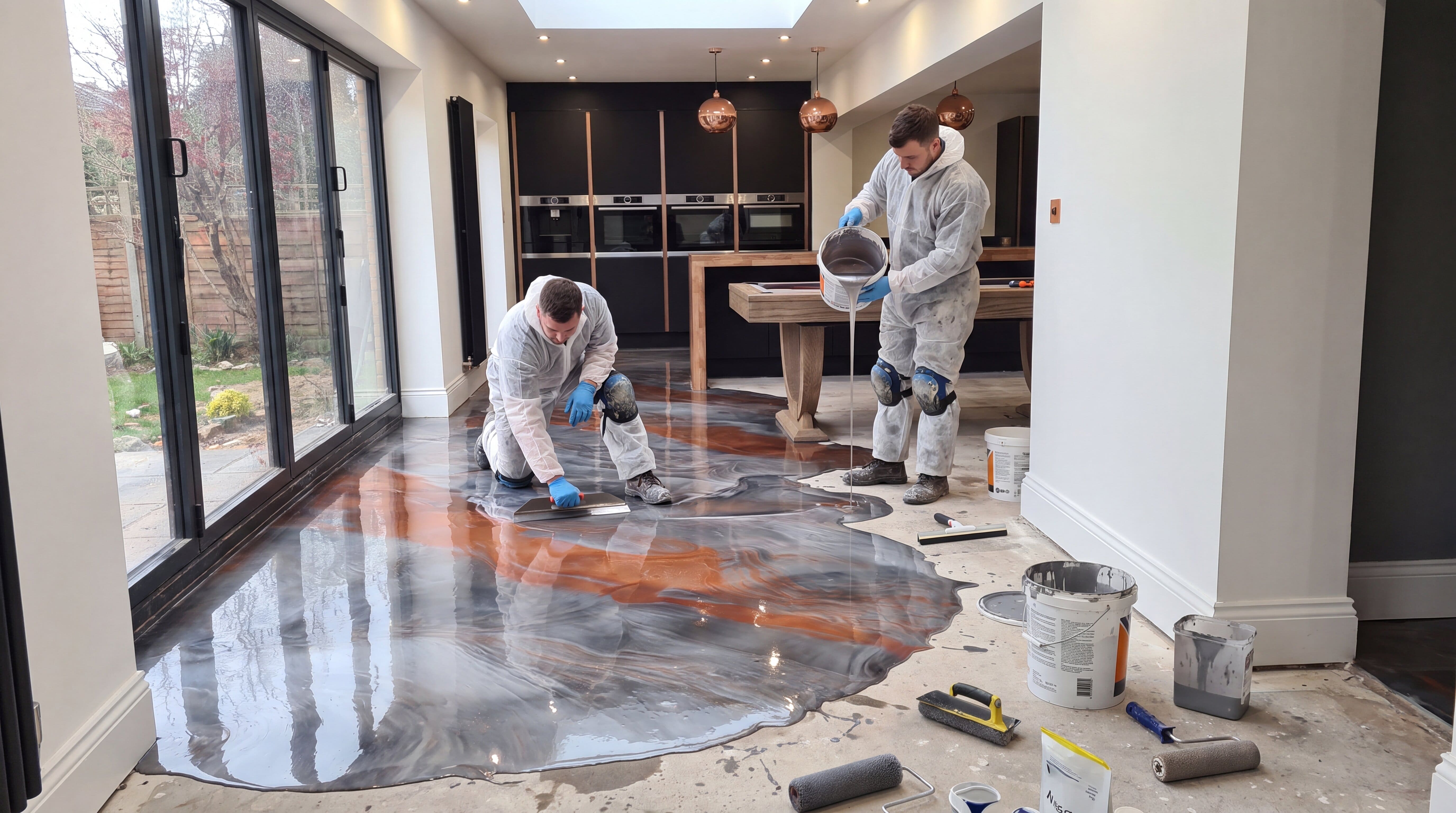 Resin Flooring Surrey — Our Team at Work